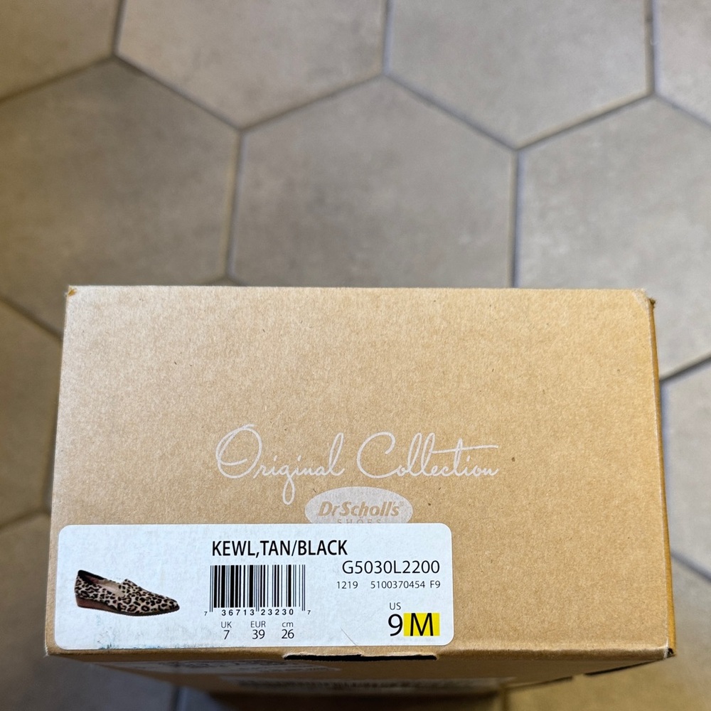 Dr. Scholl's Tan and Black Loafers Leopard Hair Kewl Tan/Black Excellent